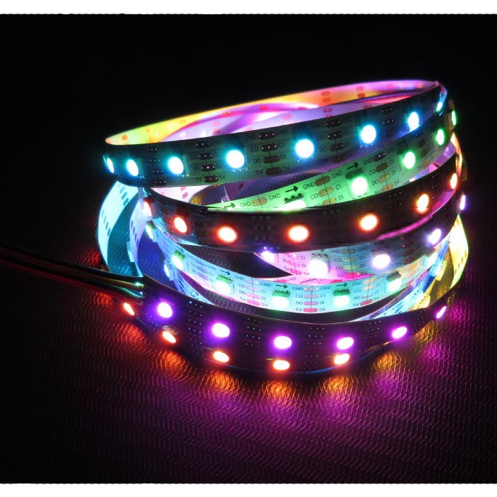 APA102 led pixel strip(144pcs APA102-5050 LED/M with 144pixels)